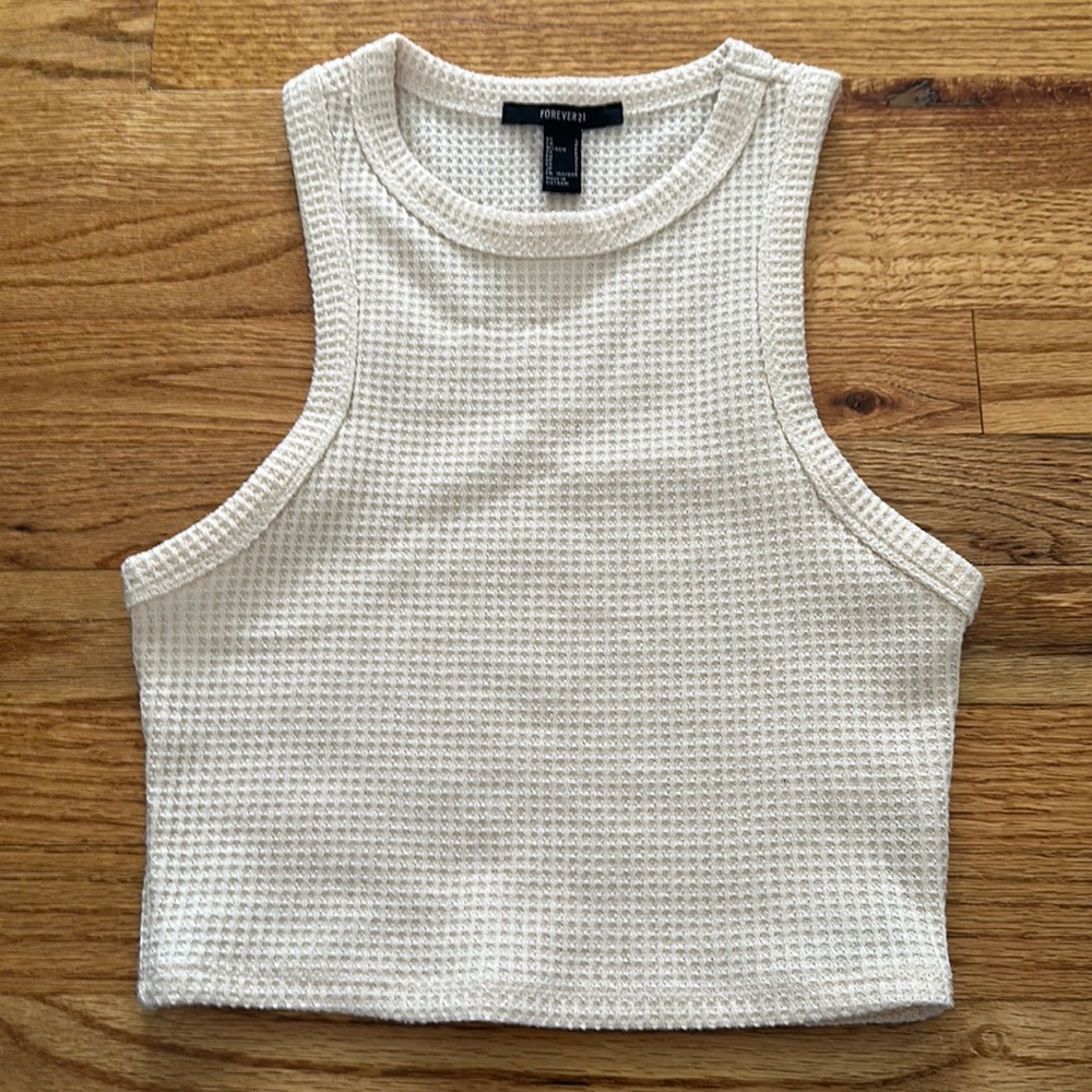 cropped tank forever 21